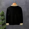 Yuppie Style Slim Fit Knit Polo Shirt Women Long Sleeve Color Block British Fashion Youth Trend