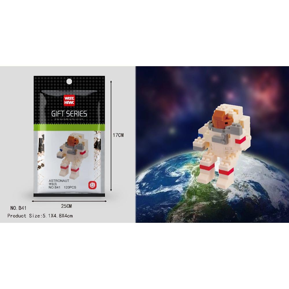 Mini Building Blocks 3D Animal Diamond Model Micro Bricks Dog Cat Bird Moose Wolf Panda Macaw Toys For Children Birthday Gifts