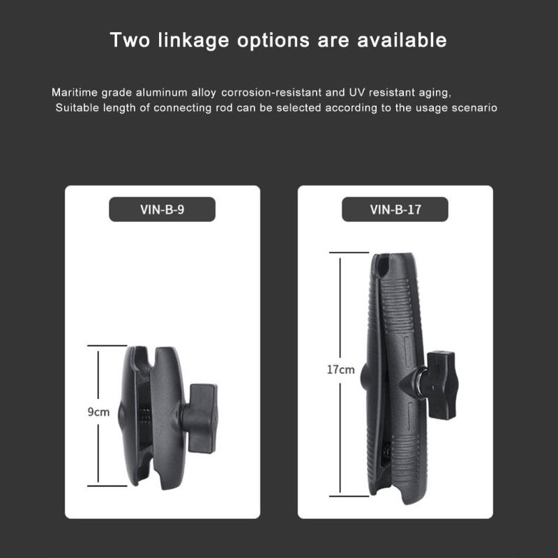 Universal Sonar Device Mount Plastic Metal Mixing Structure Quick Setup Adjustable Positioning Marine Equipment Bracket