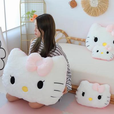 Riesiges Hello Kitty Plüschtier Sehr Weiche Weiße Katze Plüschtiere Bequeme Umarmbare Puppe Waschbar Weihnachtsgeschenke Mädchen