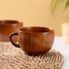 Beer Mug Wooden Coffee Mug Wooden Creative Mug With Handle Cup High Temperature Resistant