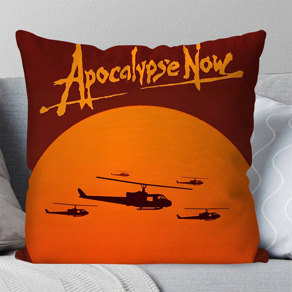 Apocalypse Now Pillow Case Square Pillow Bedroom Sofa Leisure Comfort Cushion Car Living Room Home Decoration 16x16Inch