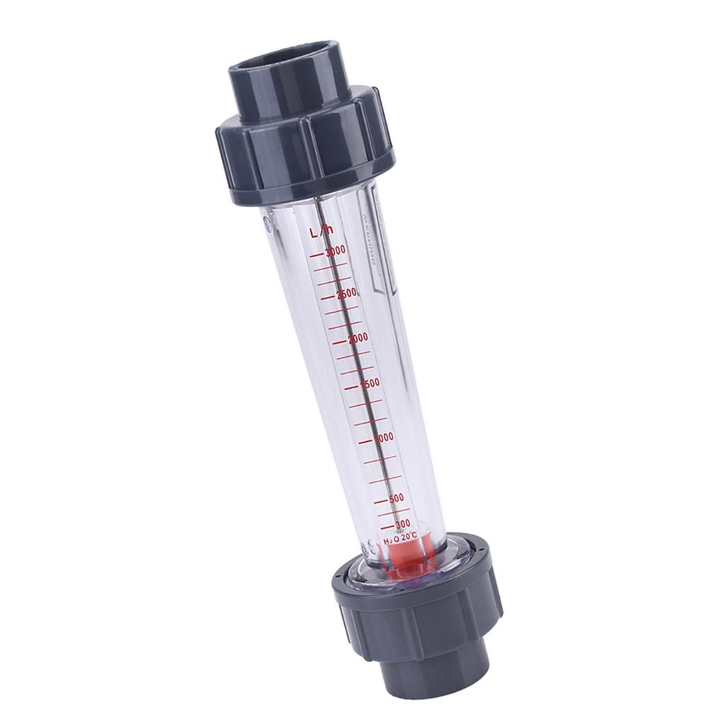 Plastic Tube Type LZS 25 Flow Meter 300 3000L H Water Rotameter