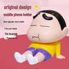 Crayon Shin-chan Lazy Person Tablet Stand: Trendy Anime Figure Doll