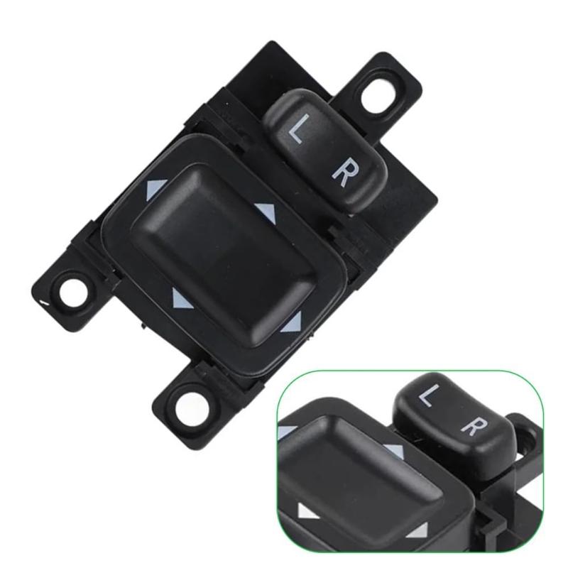 Mirror Selector Control Button, Vehicle Door Mirror Adjuster Pad with Four-Way Layout for Repair Work, Replacement Part UR7966600 UR79-66-600