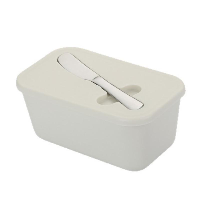 Knife-equipped Butter Box, Large-capacity Food-grade Cheese Box, Refrigerator Butter Storage Box