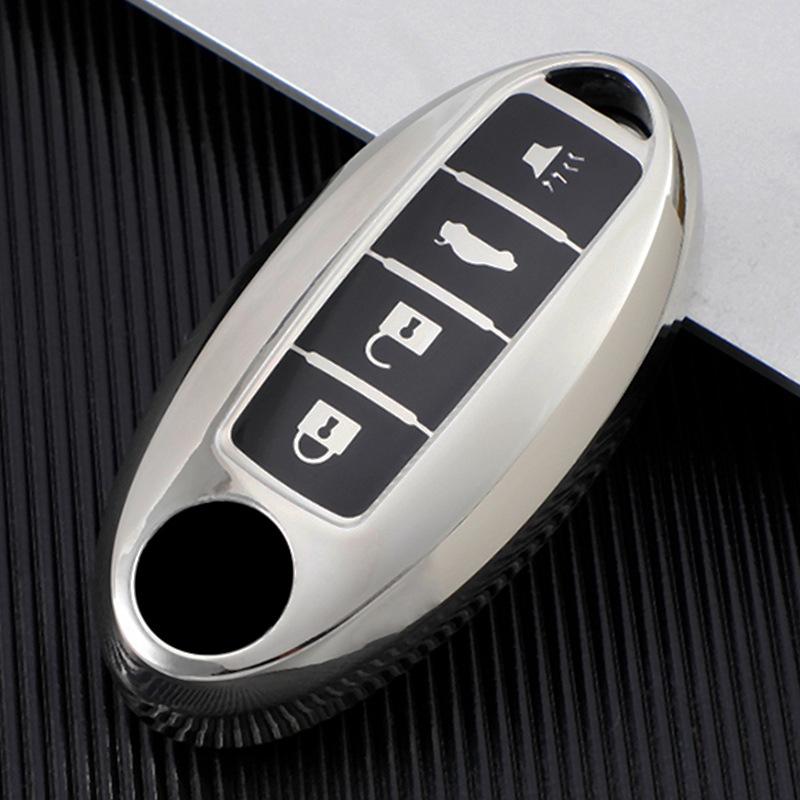 New Soft TPU Car Key Case Cover Shell for Nissan Qashqai X-Trail T32 T31 Juke J10 J11 Kicks Tiida Pathfinder Note for Infiniti