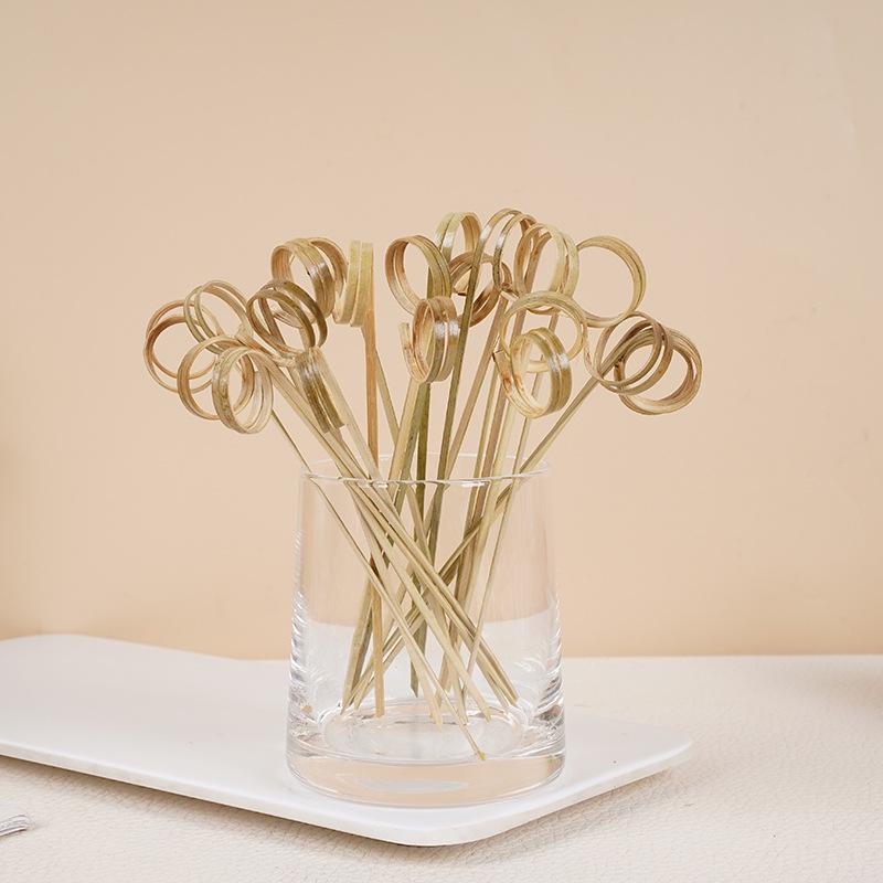 Custom Disposable Bamboo Fruit Skewers - Creative Dessert Art