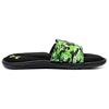 Under Armour Ignite 6 Graphic Strap Slide Black Green Citrine Camo Men Sneakers 3024450-001