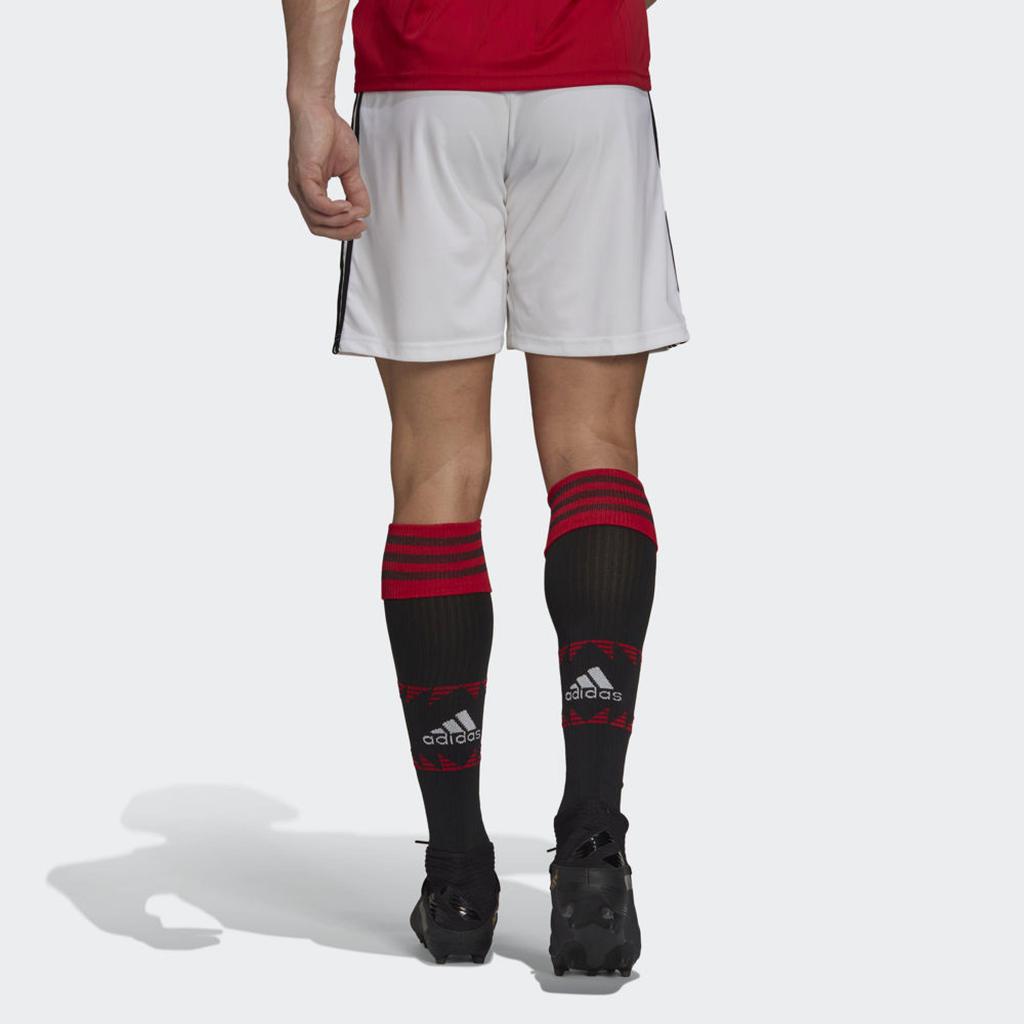 adidas Manchester United Soccer Bottoms Men's White Moderate Straight Fit Pants H13888