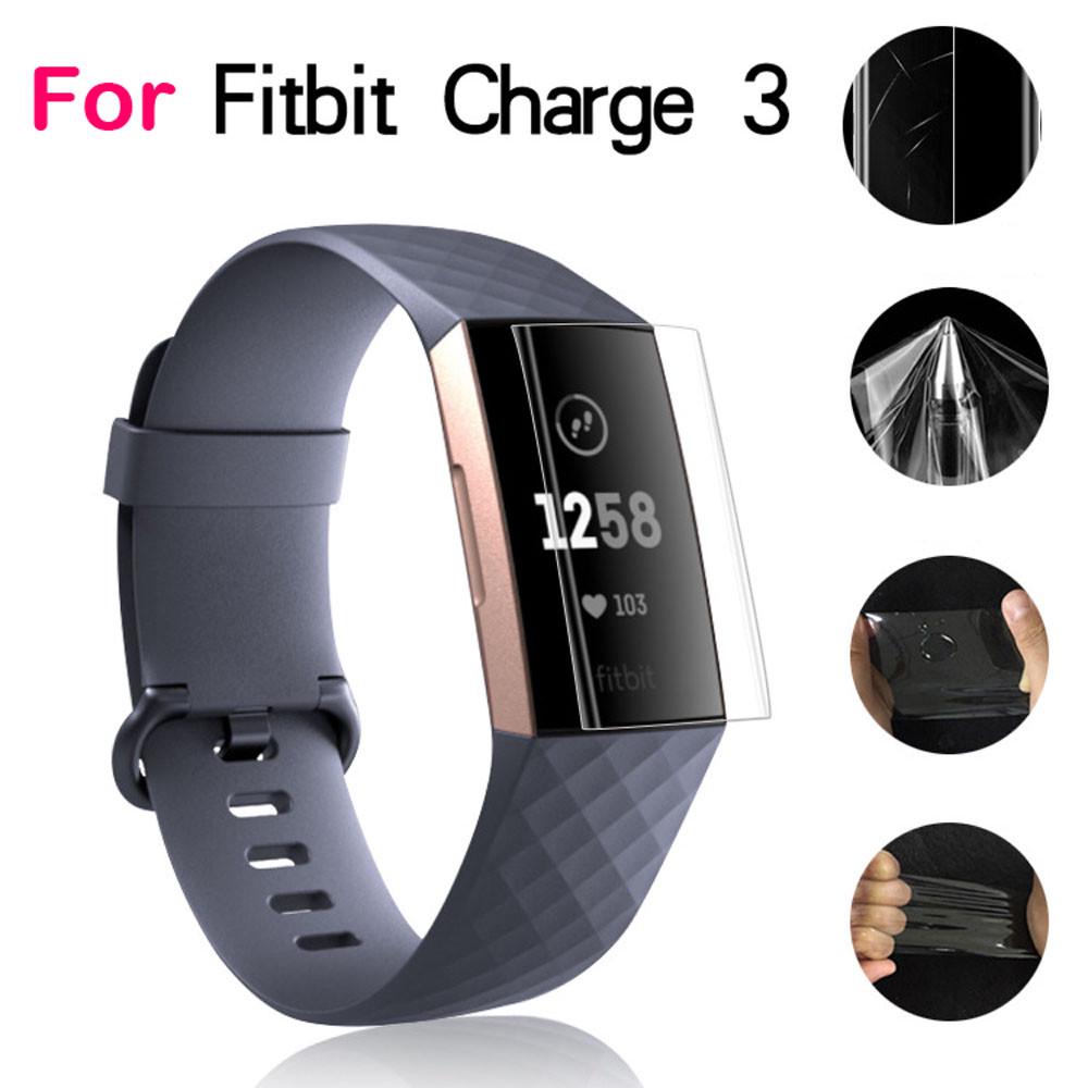 

Ramidos 9H Explosion-proof TPU HD Full Cover Screen Protector Film For Fitbit Charge 3
