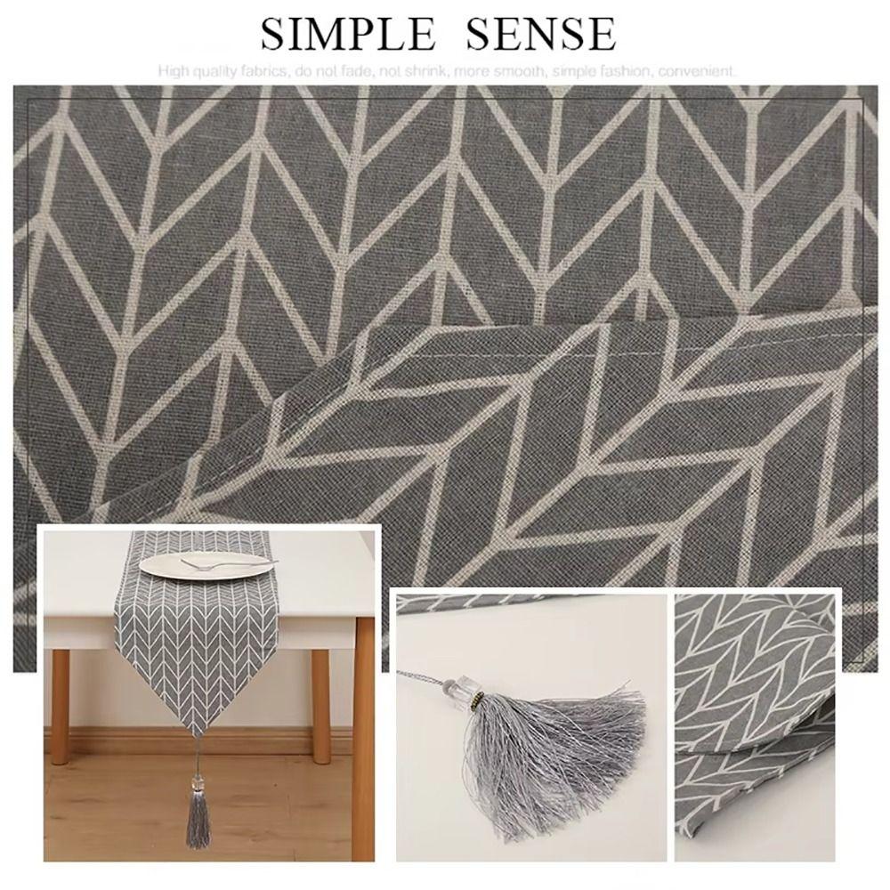 1Pcs Nordic Style Tablerunner 30x120cm 30x200cm Boho Decor Tablecloth Home Wedding Party Decoration