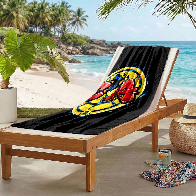 Club Amrica Fashion Beach Towel: Ideal for Summer Adventures Soft, Absorbent and Quick Drying Suitable for Swimming and Bathing