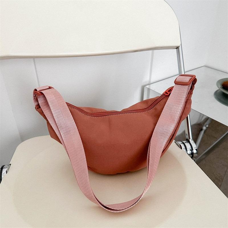 Dumpling Bag Women's Bag Oblique Span Bag New Shoulder Bag Simple Bag Nylon Cloth