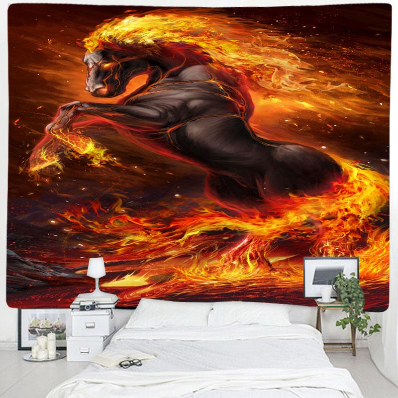 Fantasy Pegasus Background Cloth Unicorn Tapestry Wall Hanging Bedroom Dormitory Room Decoration