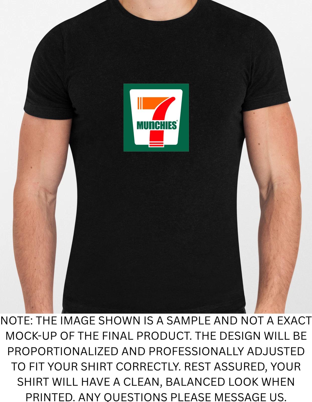 Men s and Women s T-shirts 7 Munchies Spoof Graphic XL