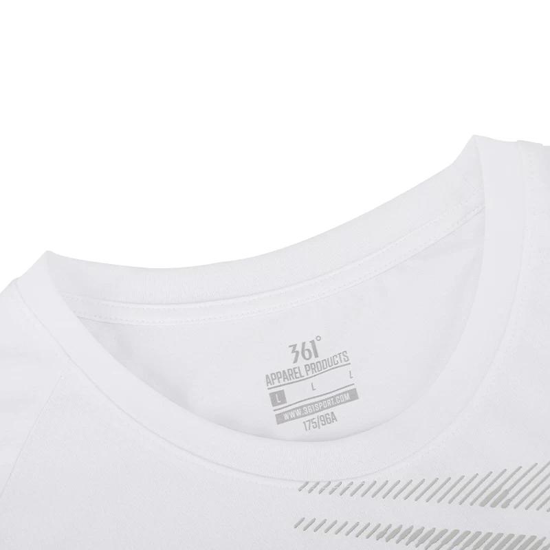 361 Sports Short-Sleeved Men's 2026 Summer New Lightweight Quick-Drying Round-Neck T-Shirt Printed Casual Half-Sleeved Running Top