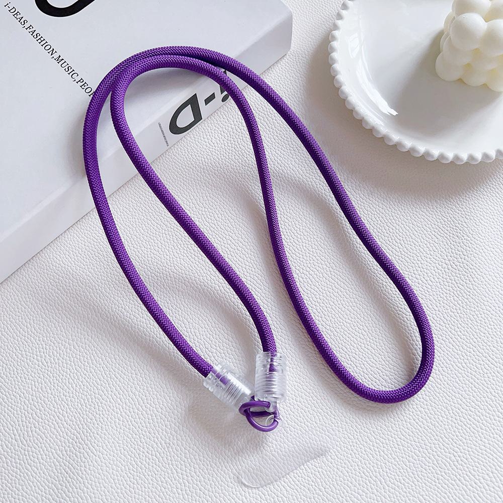 High-end Diagonal Carrying Mobile Phone Lanyard with Universal Case, Durable and Strong Back Clip Rope.