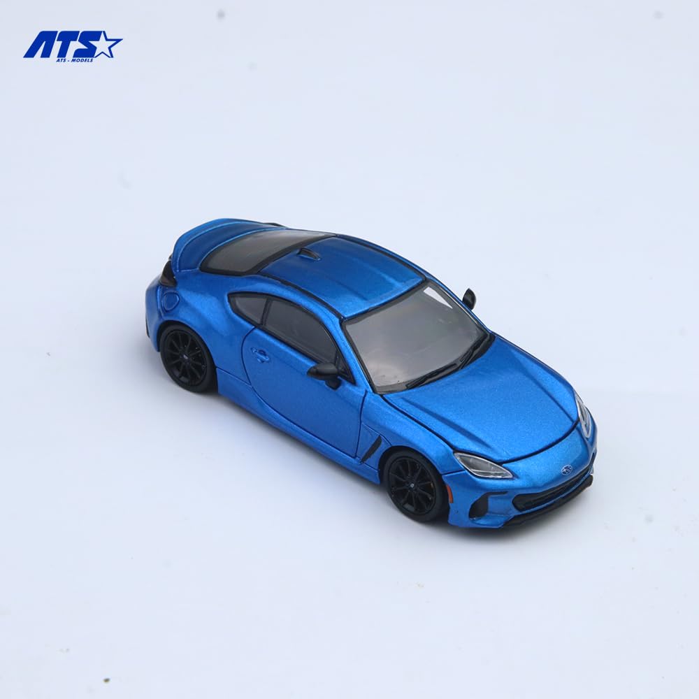 HobbyJAPAN ATS-MODELS 164 Subaru BRZ Metal Blue Finished Model ATS880401
