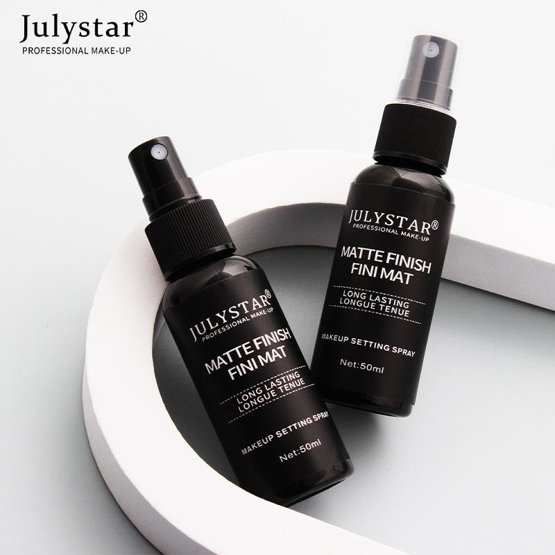 Julystar Ferahlatıcı Makyaj Losyonu Taşınabilir 50ml Nemlendirici Nemlendirici Kalıcı Şeffaf Makyaj Ayar Spreyi