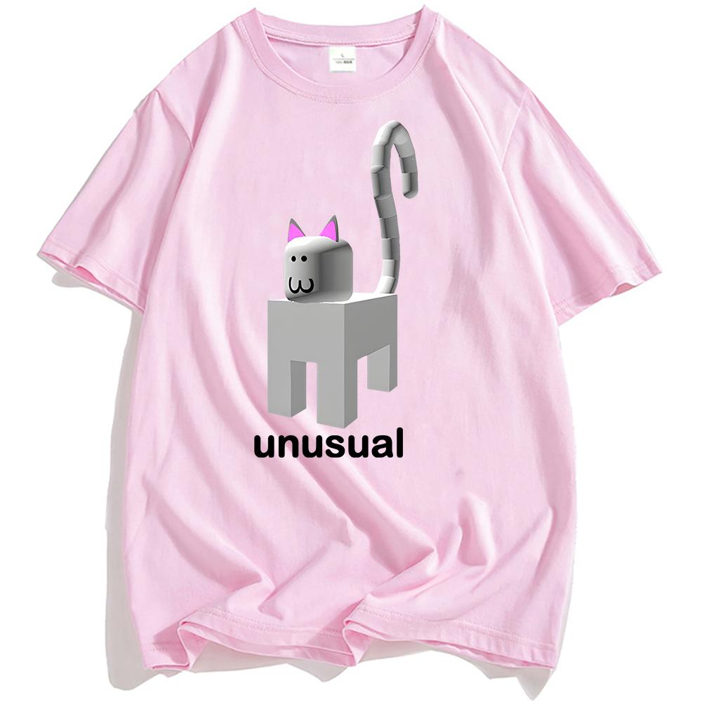 Unusual Cat Meme T-shirt Men Women Clothing Casual Short Sleeve O-neck Tshirts Unisex Streetwear Funny Graphic T Shirt