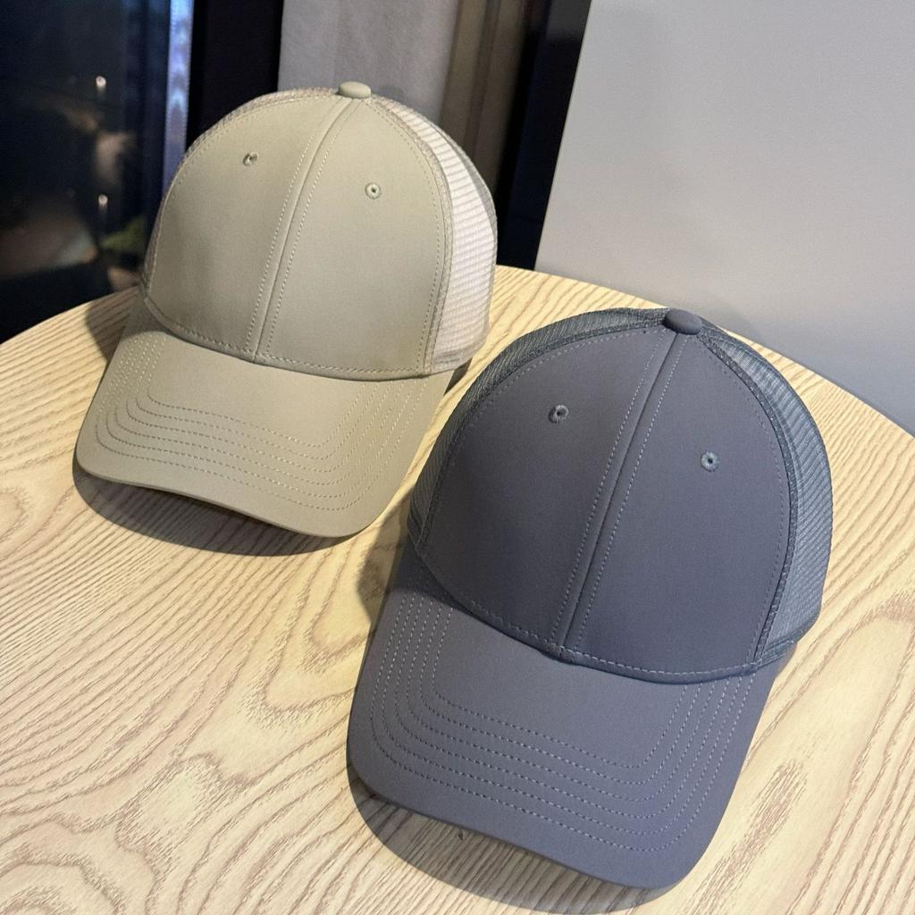 New Hat Men's Tide Spring and Summer Extended Brim Sun Protection Visor Quick-drying Baseball Cap Big Head Circumference Peaked Cap Men