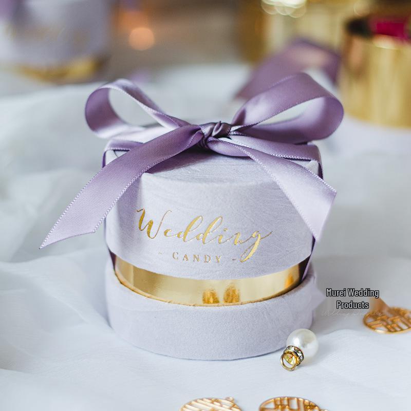 Mori Velvet Candy Gift Box: Exquisite Flannel Cloth for Weddings