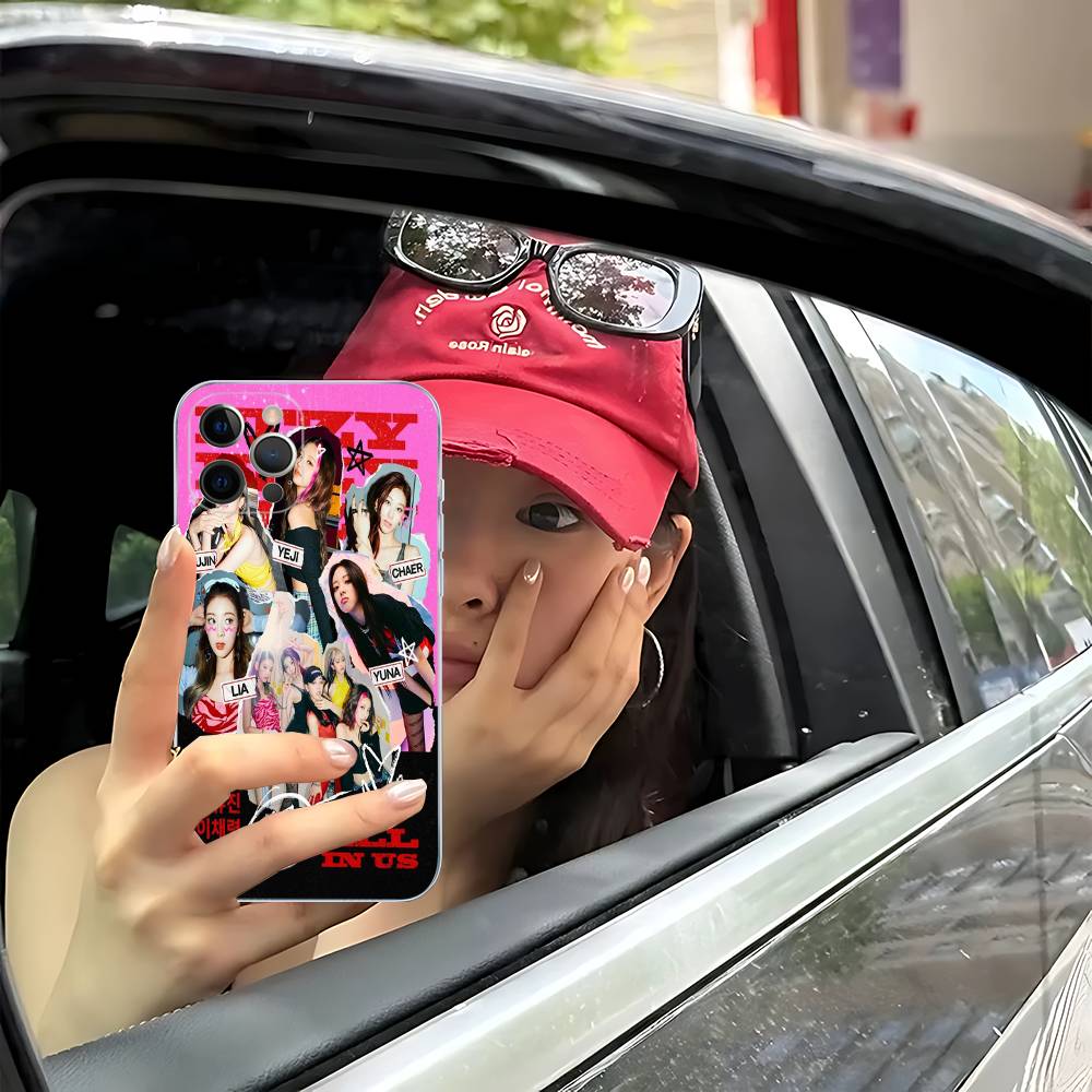 Singer Idol I-ITZY For IPhone 17 16 15 14 13 12 11 Pro Max Plus Mini Funda For Transparent Cover