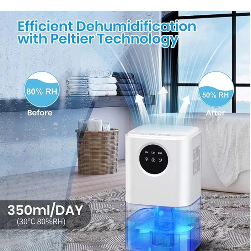 New Household Dehumidifier Absorb Moisture Silent EU/US Plug Portable Dehumidifier Suitable For Home Bedroom Office Kitchen