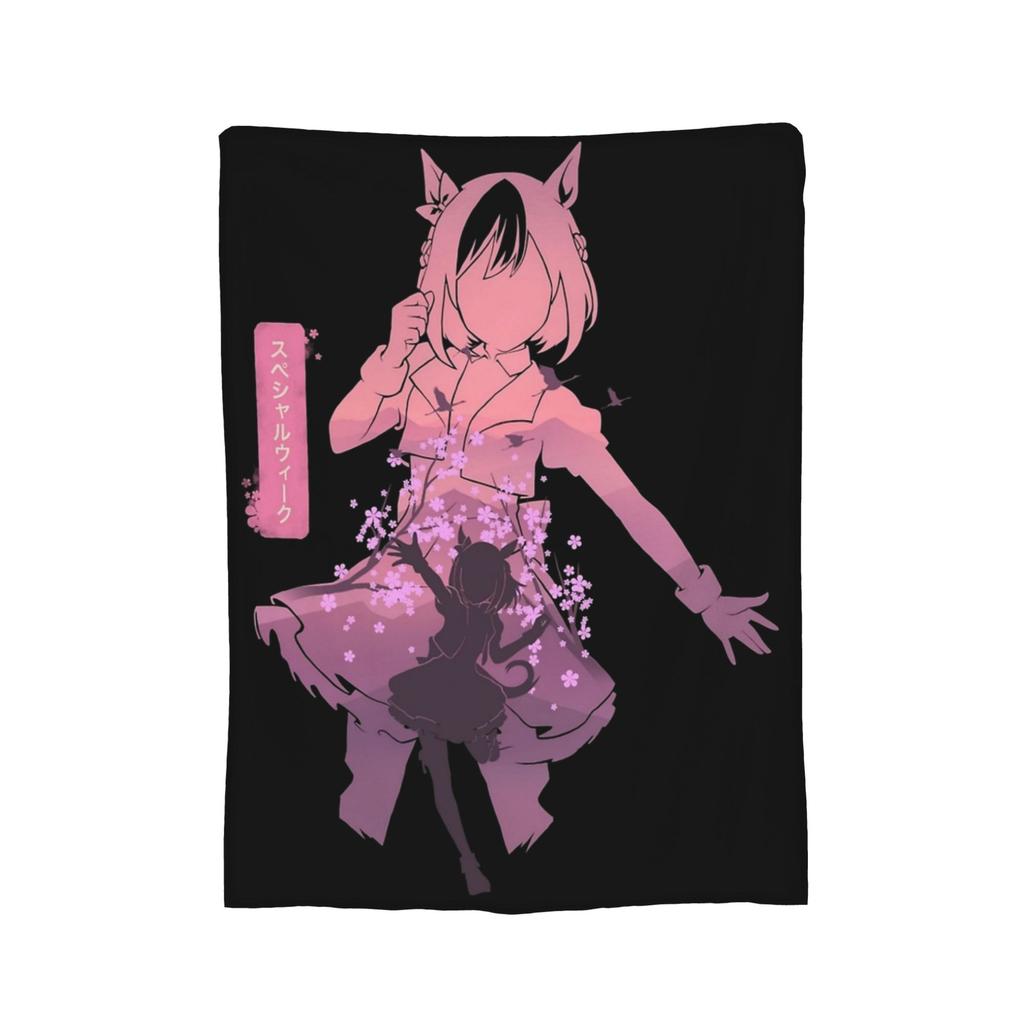 TM Opera O Uma Musume Anime Blankets Flannel Summer Multifunction Super Soft Throw Blankets for Sofa Outdoor Quilt