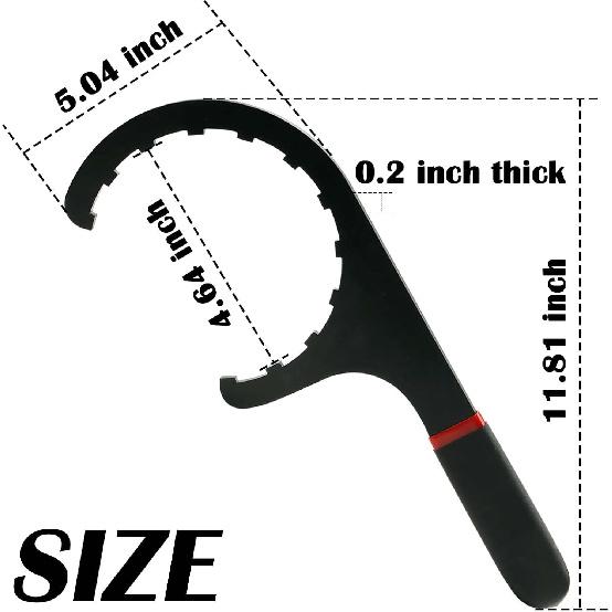 61060 Diesel Fuel Filter Wrench for Paccar, Fuel Filter Removal Tool Filters Separator Tool Suitable for Kenworth, Peterbilt and Cumm Diesels