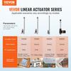 Linear Actuator 12V 12 Inch High Load 330lbs/1500N 0.19"/s IP54 Protection
