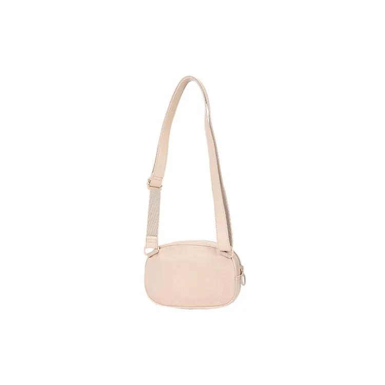 Puma Fabric Shoulder Bag Regular Women's Cream Pink Gold (Unisex) Crossbody Bags 078112 02