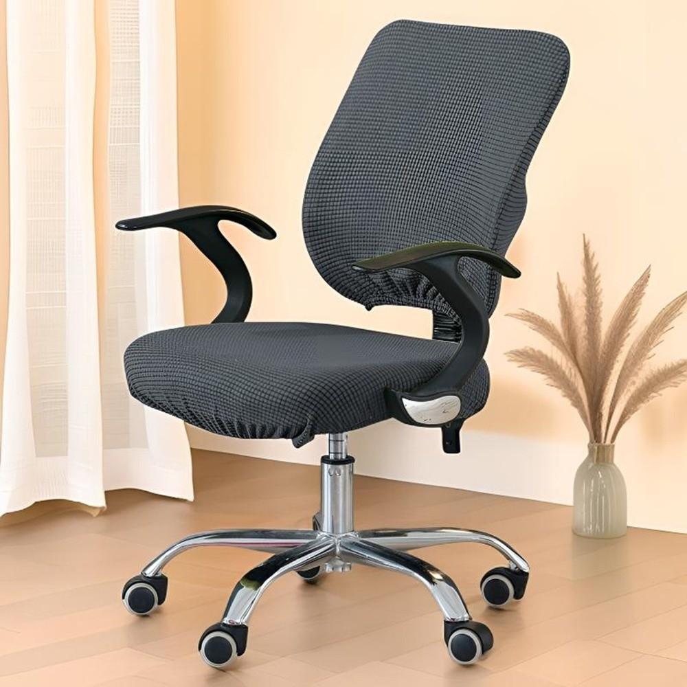 2Pcs/Set High Elastic Office Chair Covers Thicken Armchair Cover New Computer Chair Cover