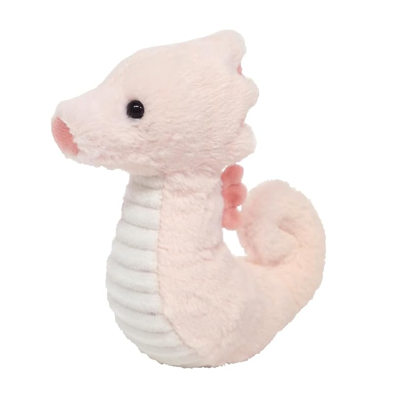 SunLemon Fluffy Seahorse Small Plush Animal 8.5 X 14.5 X 17cm