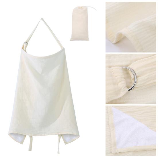 Peleryna do karmienia piersią Jednolity kolor Oddychająca Lekka Regulowany pasek na szyję Osłona prywatności Fartuch do karmienia