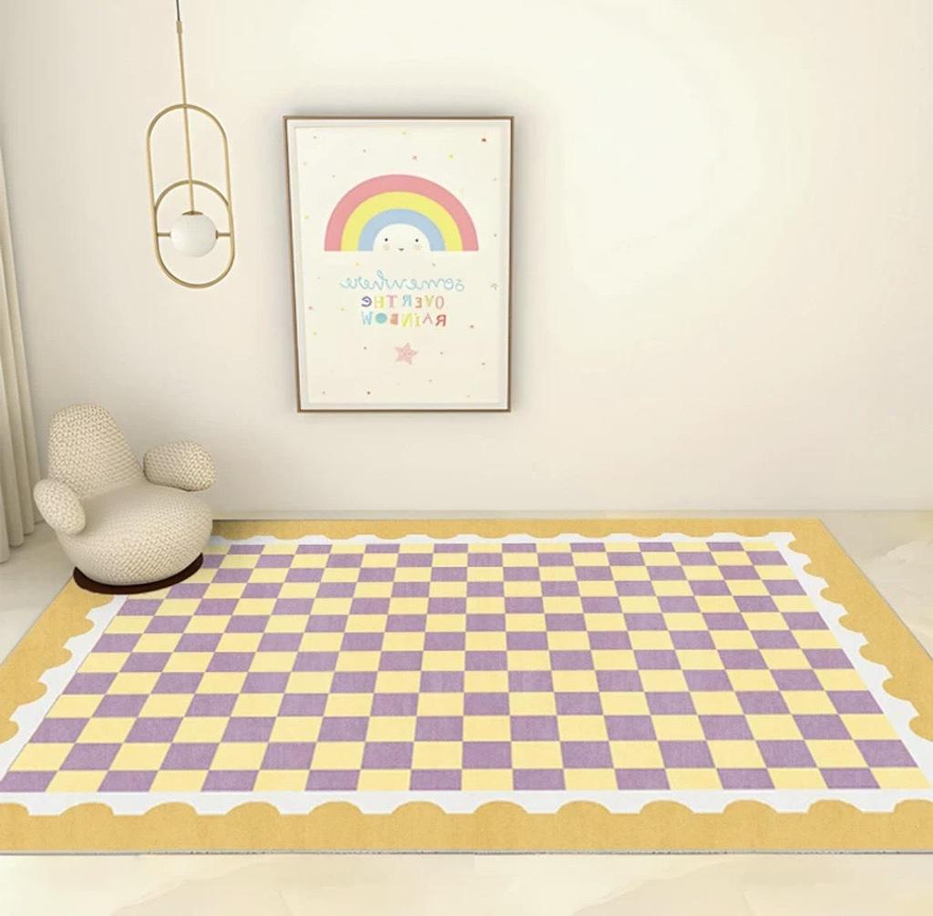 Plush Imitation Cashmere Carpet - Thick, Year-Round Floor Mat for Bedroom or Living Room