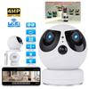 Christmas-Themed 4MP Dual Lens Wireless Camera with PIR Alarm, 4G LTE, and GSM SIM Card Compatibility