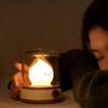 USB Rechargeable Retro Silicone LED Night Light Modern Timer Warm White Color Changeable Baby Sensor Bedroom Lamp Kerosene Room