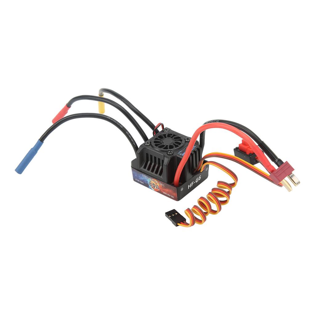 HOBBYFANS ESC Waterproof 80A Brushless ESC for 1 8 1 10 RC Car