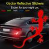 Kreativní Reflexní Gekon Samolepka na Auto Samolepicí Auto Dekor Decal Noční Bezpečnost Auto Moto Reflexní Výstražné Značky Samolepky