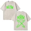 Rapper Feid Ferxxo Falxxo Tour 2026 Print Vintage Washed T-Shirt Herren Mode T-Shirt Kurzärmelig Lässig Baumwolle Lockere T-Shirts