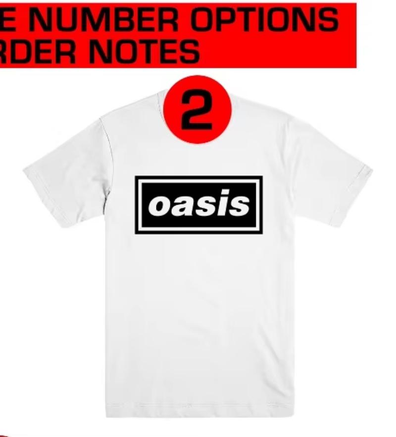 Summer Oasis Band Rock T-shirt Retro Punk Print T-shirt Loose Breathable Casual Short Sleeve T-shirt Camisetas Surf Hombre Moto