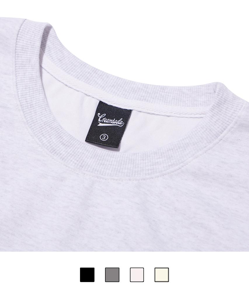 CREAM SODA LAB Crsdel California Sweatshirt Light Gray (Fleece-Lined Or Non-Fleece-Lined)