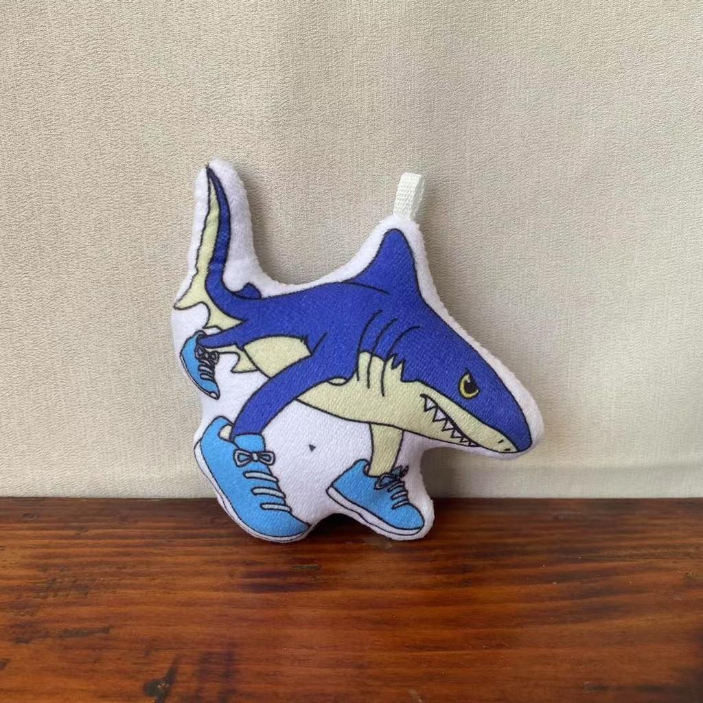 

Al Italian Brainrot Tung Tung Sahur Tralalero Tralala Plush Pendant Keychain Blue