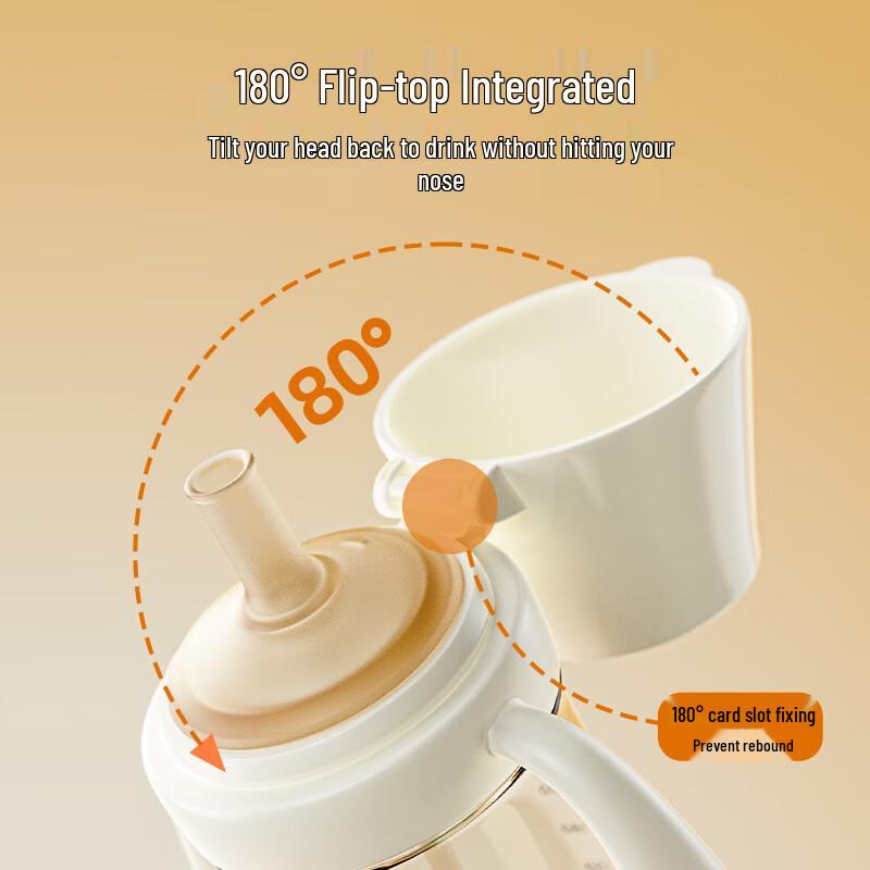 PEIQIMAMA PPSU Straw Sippy Cup for Toddlers