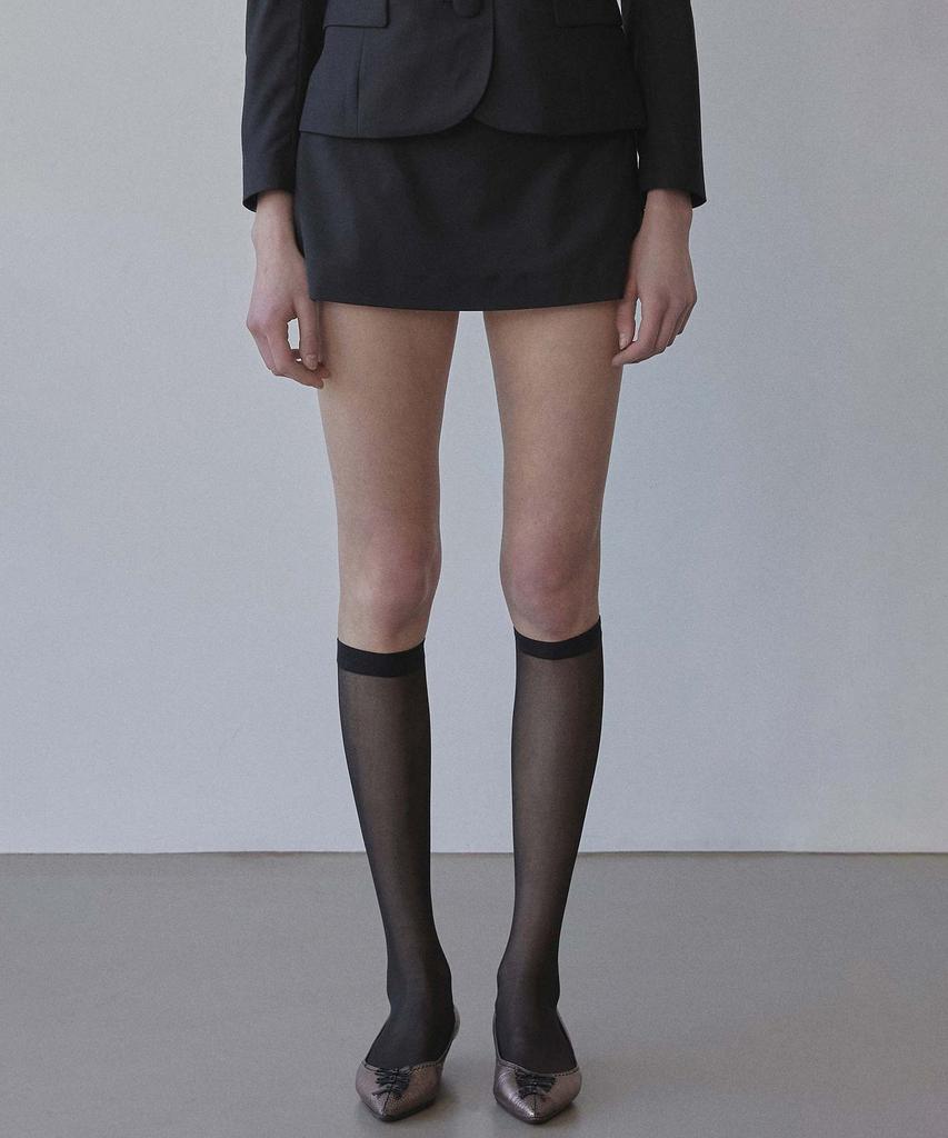 SCULPTOR Good Girl Micro Skirt Black
