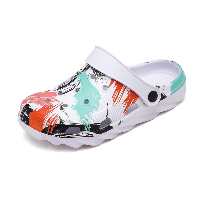Boys' and Girls' Casual Soft-Soled Beach Sandals - Medium & Large Kids' Foot-Covering Crocs
