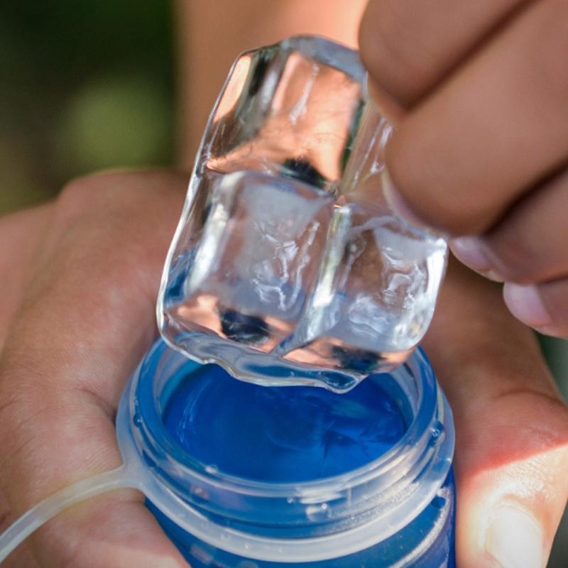 Outdoor Water Hydrations Bottle Soft Flasks Running Light Weight Water Bottle Folding Water Bottle for Outdoor Sport