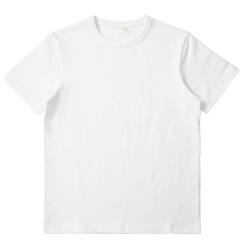 Plus Size Summer Women Cotton T-shirt Round Neck Soild Color Casual T-Shirt Soft Female Tops Tees Pullover